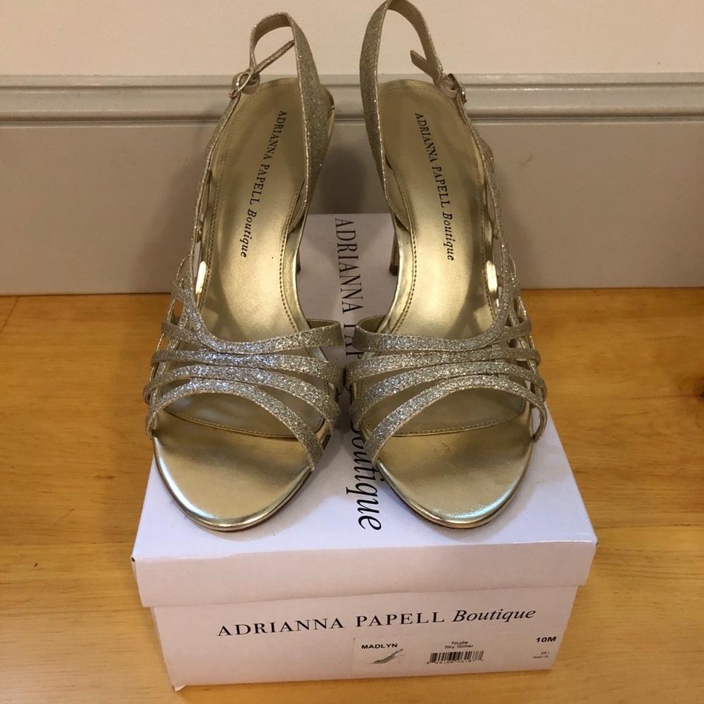 Size 10 gold heels